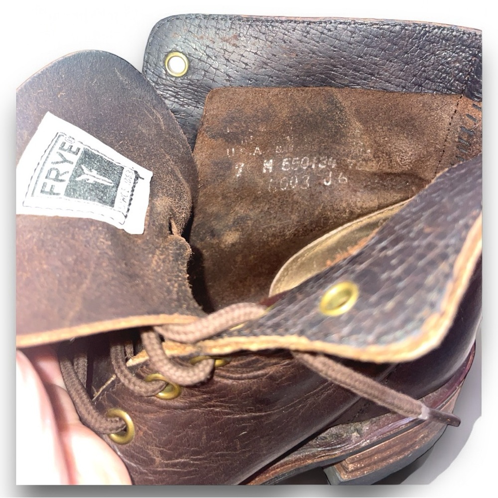 Frye. Martina Engineer Moto Boots. Vintage - Picture 3 of 5